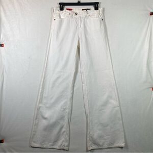 Adriano Goldschmied White The Esteem Wide Leg Denim's Size 27R